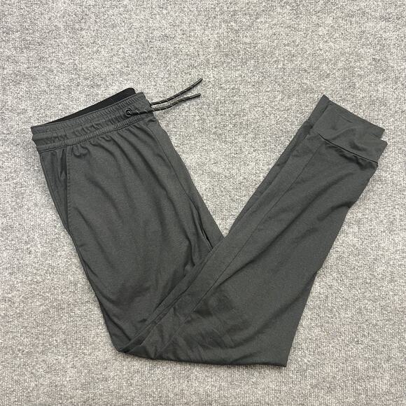 01.ALGO Pants Mens Medium Gray Performance Joggers Quick Dry UPF 40 Pockets - Picture 1 of 13